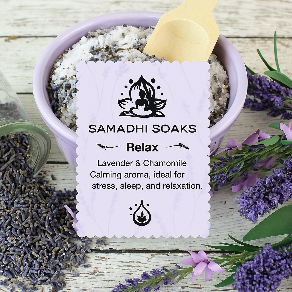 Relax Blend — Lavender & Chamomile Salt Bath