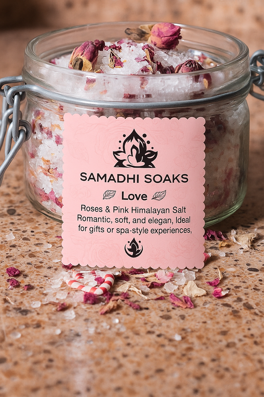 Love — Rose & Himalayan Pink Salt Bath Soak