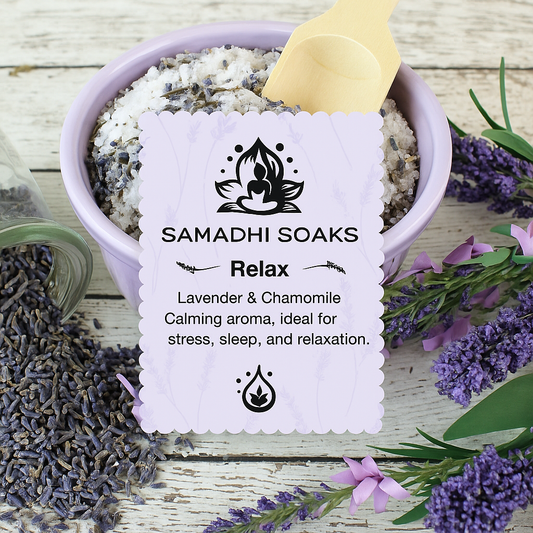 Relax Blend — Lavender & Chamomile Salt Bath